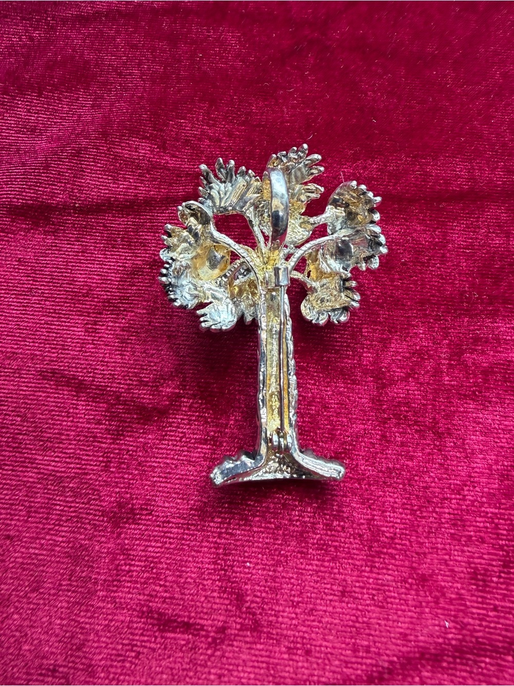 Vintage Palm Tree Brooch - Picture 5 of 5